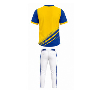 Uniforme de Béisbol Personalizado de Alta Calidad, Jersey de Poliéster con Transferencia Térmica Transpirable, Pantalones a Juego para Clubes, Escuelas y Equipos Deportivos - Product Image 4