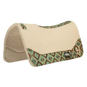 2026 Western Equestrian Dressage Jumping Carved Woolen Contoured <b>Felt</b> Saddle <b>Pad</b> Hand Tooled Cutback Custom Logo Available - Product Image 1