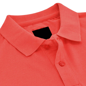 Polo de Manga Corta para Hombre, Color Coral, Tejido Piqué, Corte Regular, Estilo Casual - Product Image 6