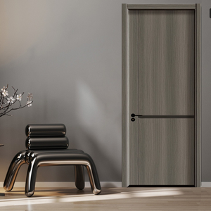 ประตูพีวีซี WPC กันน้ำ100% ประตูสำหรับทำจากไม้ภายในประตูจากพลาสติกประกอบจากเวียดนาม - Product Image 4