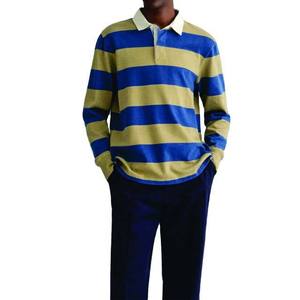 2026 High Quality Printed <b>Long</b> <b>Sleeve</b> Rugby <b>Men's</b> <b>Polo</b> <b>Shirts</b> Breathable Fabric 300GSM Drop Shoulder Unisex Wear <b>Polo</b> <b>Shirts</b> - Product Image 6