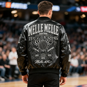 OEM Custom Men's Luxury Genuine Lambskin Leather Autumn Varsity <b>Jacket</b> Heavyweight <b>Rhinestone</b> Patch Applique Autumn Streetwear - Product Image 2