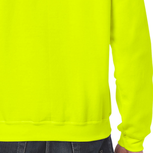 เสื้อฮู้ดซิปผู้ชายสีเหลืองนีออน ผ้าฟลีซ ทรงโอเวอร์ไซส์ สีพื้น เรียบง่าย สวมใส่สบายในฤดูหนาว ผลิตจากผ้าฝ้าย 100% เป็นมิตรต่อสิ่งแวดล้อม - Product Image 3