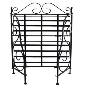 Scaffale Pieghevole a 2 Ripiani Nero per Cucina e Bagno, Migliora l'Organizzazione del Piano di Lavoro - Product Image 4