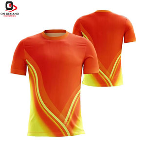 T-shirts personnalisés avec logo, sublimation de qualité supérieure, tissu respirant à séchage rapide, service OEM, vente en gros directe d'usine - Product Image 2