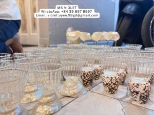 Verres à vin et à cocktail en coquillage à livraison rapide – Décoration hôtelière Vietnam - Product Image 2