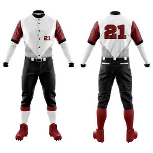 Uniforme de béisbol personalizado con diseño propio, sublimación, impresión digital, costuras transpirables, en venta a precio económico. - Product Image 1