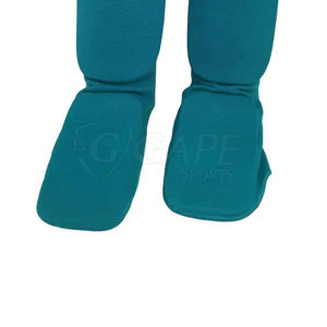 Protège-tibias élastiques innovants, souples, antidérapants et de compression pour l'entraînement aux arts martiaux et le football (unisexe) - Product Image 5