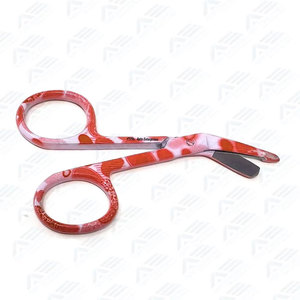 Stainless Steel Medical <b>Plaster</b> Bandage Lister Scissors Medic Instruments Tool Oem Service Rainbow Color Coated Bandage Scissors - Product Image 2