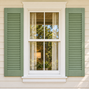 Persianas Exteriores de Madera Maciza Personalizadas para Ventanas, Paneles Decorativos de Madera para Renovación de Casas Tradicionales - Product Image 1