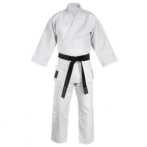 Kimono Blanco de BJJ, Uniforme 100% Algodón, Corte Holgado, Unisex para Adultos, Ropa Duradera para Artes Marciales, Cinturón Negro Incluido, Peso del Tejido 480g - Product Image 6