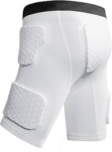 Pantalones Cortos Acolchados de Protección para Hockey sobre Hielo con Impresión Personalizada, Protección para Coxis, Cadera y Muslos, 100% Poliéster, Secado Rápido, para Patinaje, Esquí y Ciclismo - Product Image 5