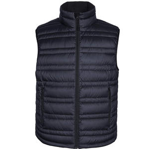 Chaleco Acolchado de Plumón Personalizado para Invierno, con Cuello Alto y Cremallera, para Deporte y Trabajo - Product Image 4