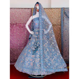 <b>Bridal</b> Lehenga Choli Elegant <b>Headwear</b> for Brides - Product Image 3
