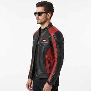Men Leather <b>Jacket</b> Premium Casual Leather Coat Comfortable Fit Soft Material Durable Construction For Winter Outdoor Activities - Product Image 6