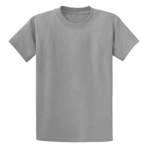 Venta Directa de Fábrica, Camisetas Personalizadas para Hombre con Logotipo Serigrafiado, 200g Poliéster/Algodón, Color Sólido, Pedido al por Mayor, Corte Regular - Product Image 6