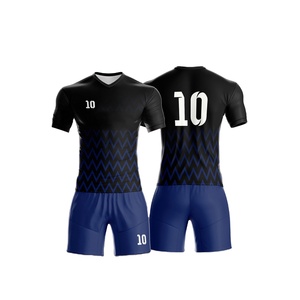 Maillot de football personnalisé par sublimation, respirant, à séchage rapide, en polyester, uniforme d'entraînement sportif pour équipe - Product Image 1