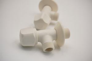 Válvula de Bloqueo en T de POM Blanca para Baño, Diseño Moderno y Ecológico con Logotipo OEM - Product Image 5