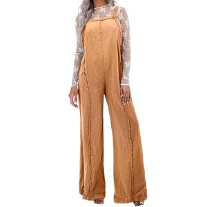 Combinaison en jean noir à fines bretelles pour femme, coupe large, silhouette minimaliste, denim contemporain - Product Image 5