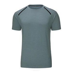 Nouveau T-shirt pour homme, fabrication pakistanaise, vente en gros, col en V, manches courtes, coupe ample, 100% coton, couleurs personnalisées, 300g, lettrage - Product Image 2