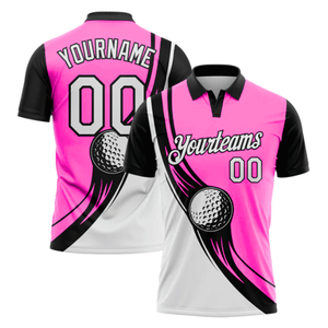 Polo de Golf Sublimado de Manga Corta para Hombre, Diseño Moderno, Deportivo, de Secado Rápido, en Poliéster Estampado - Product Image 6