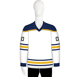 2026 Pakistan Manufacturer Breathable Adult Ice Hockey Jersey | Hot Sale Sublimated Printed 100% Polyester Custom Hockey Uniform - Product Image 1