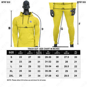 Traje de entrenamiento de gimnasio de compresión para deportes de invierno para hombre, chándales informales para correr, cuello con capucha, traje de patrón sólido, ropa - Product Image 6