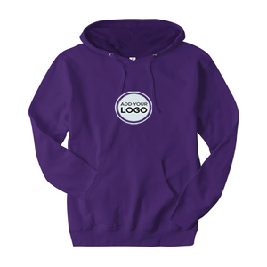 Custom Rhinestone Ready Blank Hoodie Men Loose Fit S400 GSM Pullover 100% Cotton Fleece Wholesale Independent Trading Co - Product Image 1