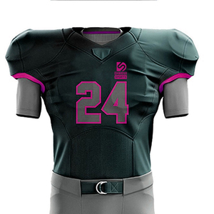 Uniforme de Fútbol Americano para Adultos, Diseño de Última Generación, Impreso, 100% Poliéster, Ligero, Colores Personalizados, Precio al por Mayor - Product Image 3