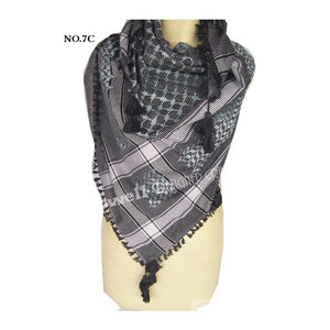 Pañuelo/Hijab Keffiyeh de Algodón Suave de Verano para Mujer Musulmana, de Alta Calidad, con Bloques de Color, Estilo Arfat, a la Moda - Product Image 6