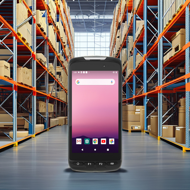 5 Inch Android 15 Rugged PDA Barcode Scanner 4G LTE Handheld Computer with Zebra SE4710 2D Scanner