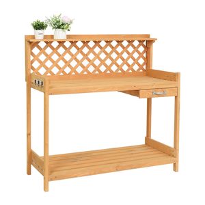 Banco da Lavoro da Giardino YJ con Cassetto Portaoggetti per Organizzazione ed Efficienza nel Spazio di Lavoro - Product Image 5