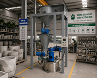 MINH HIEN Système de production de ciment intégré léger 18,5 kW 380 V 1500 kg Garantie 1 an VIETNAM
