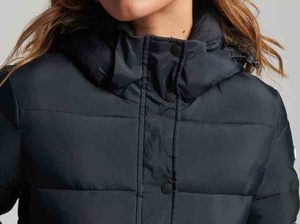 Wholesale Heavy Cotton Padded Winter OEM ODM Supplier Low MOQ Women <b>Cropped</b> Knitted Breathable <b>Puffer</b> <b>Jacket</b> - Product Image 2