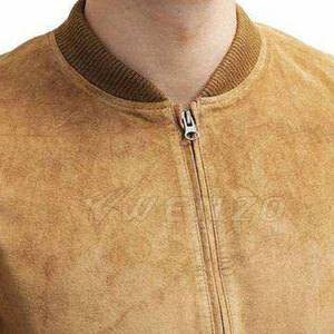 Premium Quality Soft Texture Durable Stitching Comfortable Fit Men <b>Suede</b> Leather <b>Jacket</b> Front Eco-Friendly Breathable Stylish - Product Image 4