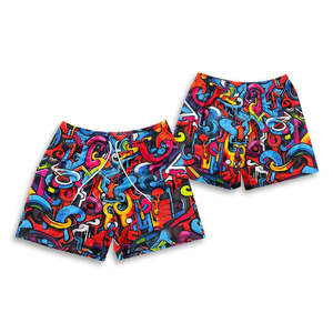 Shorts en maille personnalisés 100 % polyester, design sublimation, pour garçons et hommes, parfaits pour la plage et le basketball, fournisseur en gros - Product Image 6