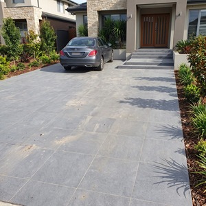 Carrelage de sol antidérapant en porcelaine 600x600mm 9513, 20mm, texture pierre moderne, surface mate, pour maison, hôtel, villa, projets commerciaux - Product Image 5
