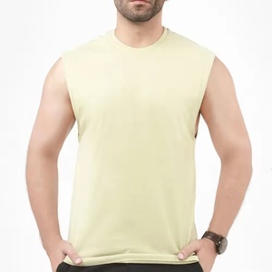 Custom Logo Polyester/Cotton Quick Dry Breathable Eco-Friendly Running <b>Singlet</b> Muscle Athletic Shirts Sleeveless T Tank Top <b>Men</b> - Product Image 1