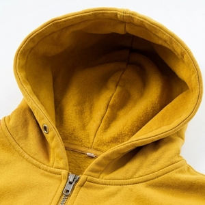 Oversized Heavyweight Distressed Hoodie Vintage Acid Wash Full Zip Hoodie Made With 100% Cotton French Terry Fabric - Product Image 2