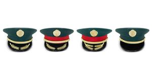 Gorra de uniforme personalizada con visera y distintivo metálico para exteriores, ideal para oficina. - Product Image 5