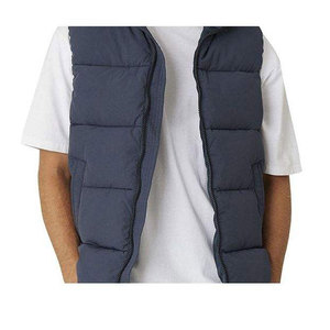 Veste matelassée sans manches pour homme Econex Sports, bleu marine, col montant, fermeture éclair, coupe-vent, respirante, décontractée, hiver - Product Image 4
