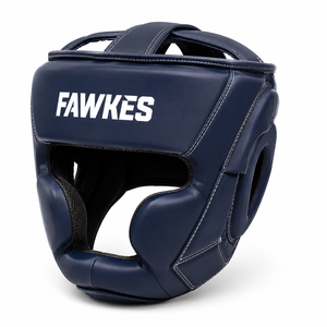 Protège-tête de boxe Fawkes en cuir PU, réglable, respirant, pour enfants, unisexe, fermeture auto-agrippante, vente en gros, personnalisable - Product Image 3
