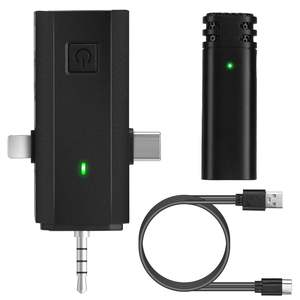 Micrófono Inalámbrico Omnidireccional 3 en 1 con Clip, Reducción de Ruido, Plug and Play, Equipo para Transmisión en Vivo - Product Image 3