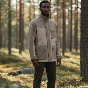 Rugged Outdoor Hunting <b>Jacket</b> Anti UV Protection Quick Drying Synthetic Fiber for Tropical and Temperate Forest Zones - Product Image 6