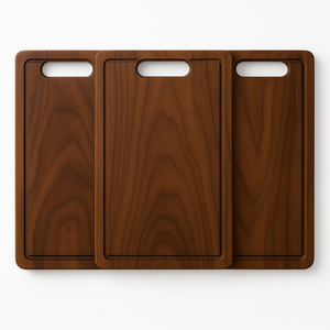 Tabla de cortar de madera de acacia con asas, rectangular, para servir, tabla de picar duradera para cocina - Product Image 5