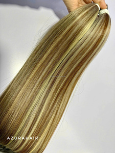 Extensions de cheveux humains vietnamiens en gros, couleur piano, personnalisées, lisses et soyeuses - Product Image 2
