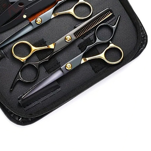 Barber Tool Kit <b>Set</b> Stainless Steel Professional Hair Cutting Scissors Comb <b>Razor</b> Salon Tool Kit IMANS - Product Image 2