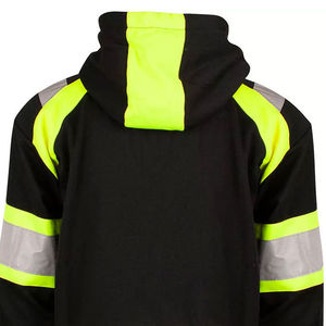 Sudaderas de Seguridad con Bordado Personalizado, Alta Visibilidad, Resistentes al Fuego, con Cierre, de Forro Polar de Poliéster - Product Image 4