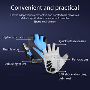 Guantes de Ciclismo 2026 de Medio Dedo, Multideporte, Antideslizantes, Protección para Gimnasio y Actividades al Aire Libre, Máximo Agarre y Comodidad - Product Image 5