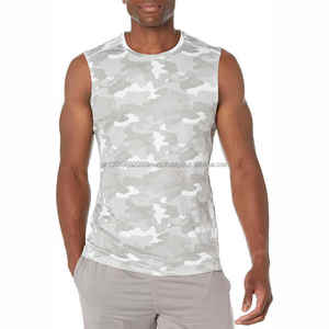 Débardeur de sport pour homme en tissu respirant de haute qualité, vente directe d'usine pour l'exercice - Product Image 6